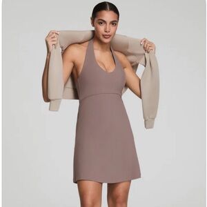 SPANX HALTER DRESS in color Smoke